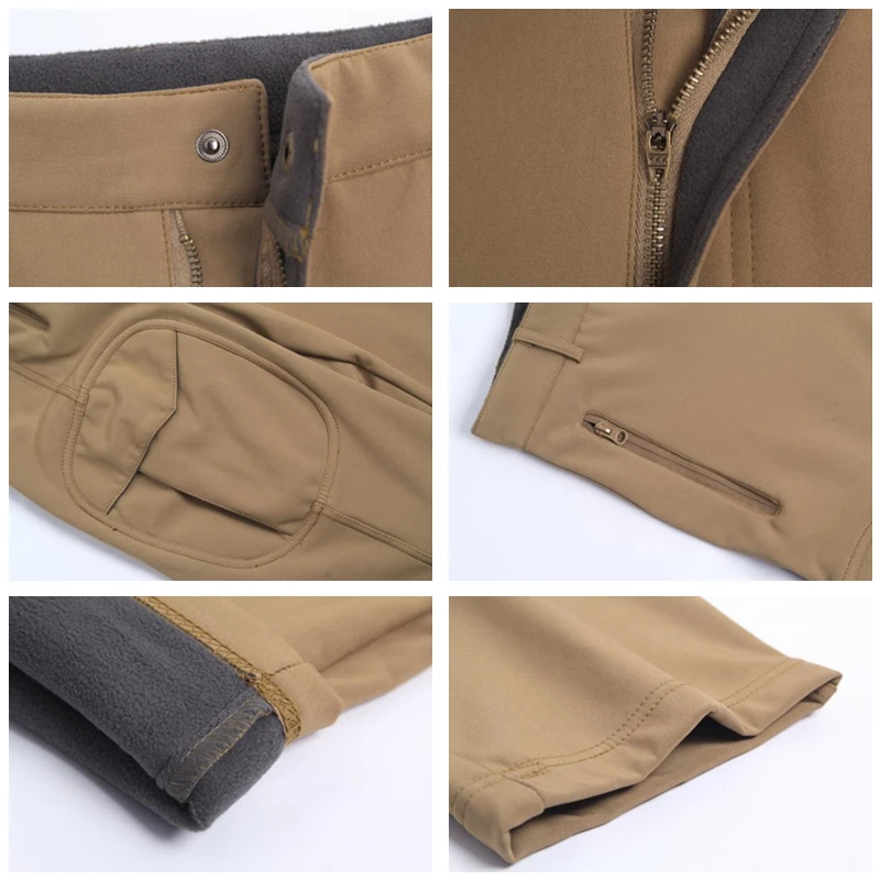 Uniforme táctico térmico de lana para senderismo exterior hombre