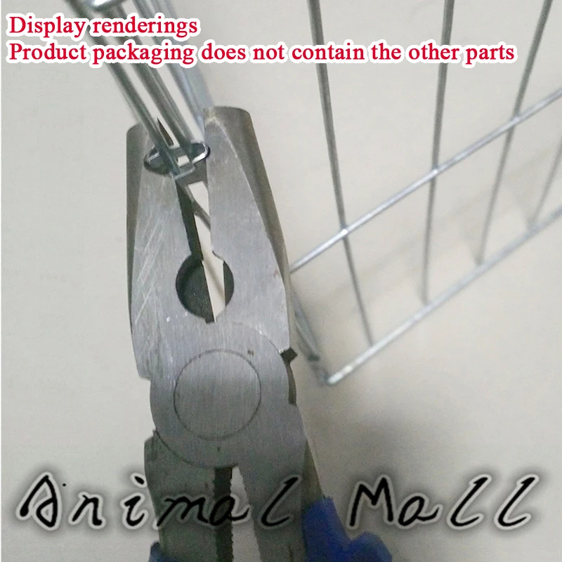 200 Pcs Pigeon Chicken Coop Rabbit Cage Buckle Iron Buckle Pet Birdcage Animal Cages Install Cage Tool