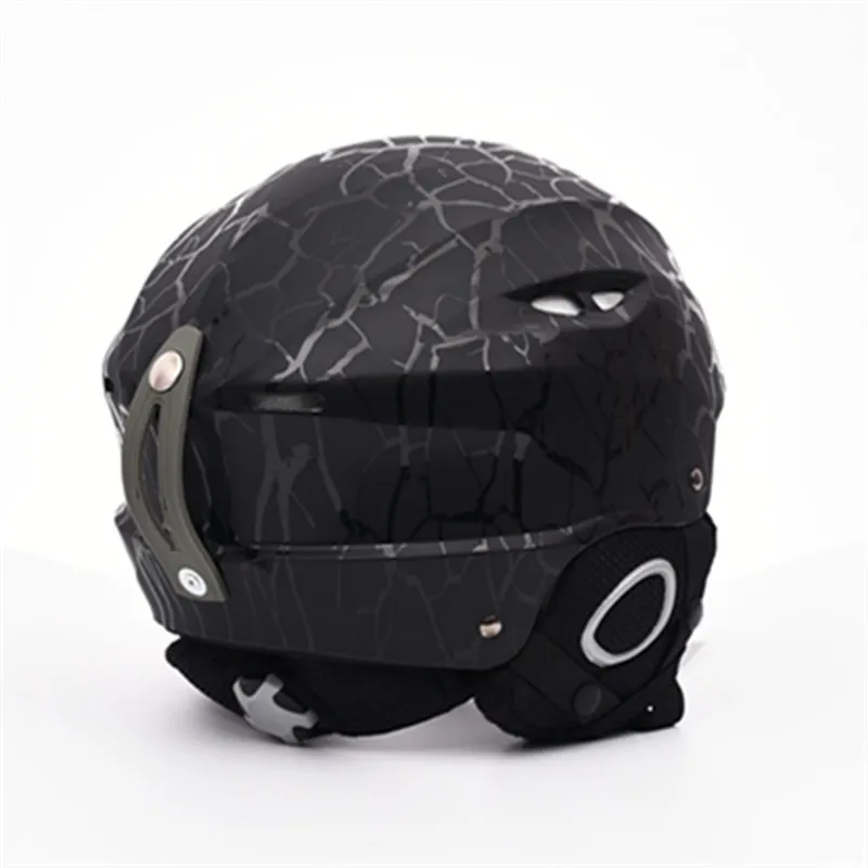 Esqui de inverno snowboard capacete meia-coberto anti-impacto capacete de segurança ciclismo snowmobile proteção para adulto certificação ce