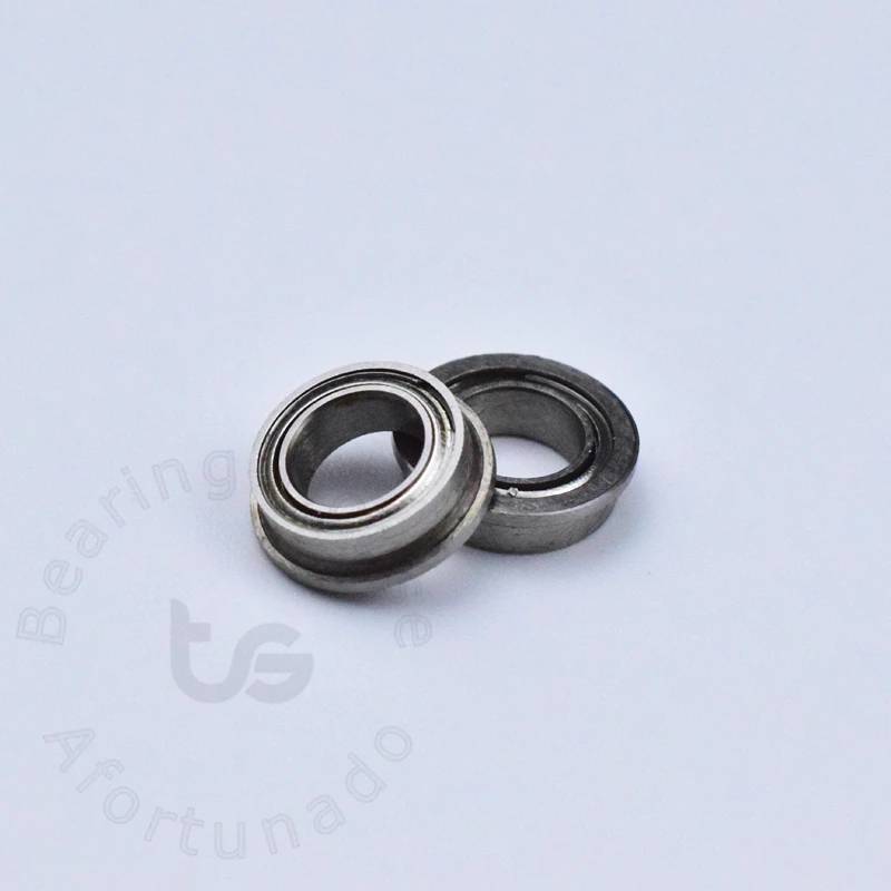 MF85ZZ Flange Bearing 10pcs 5*8(9.2)*2.5(mm) chrome steel Metal Sealed High speed Mechanical equipment parts