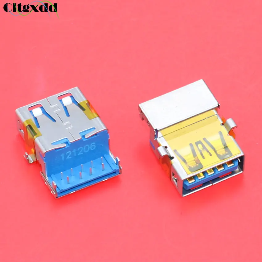 Cltgxdd 1 Piece 3.0 USB Female Jack Connector for Asus G55VW G75VW G75VX K55DE K55VD K55VM X55C X55V Etc USB 3.0 Interface