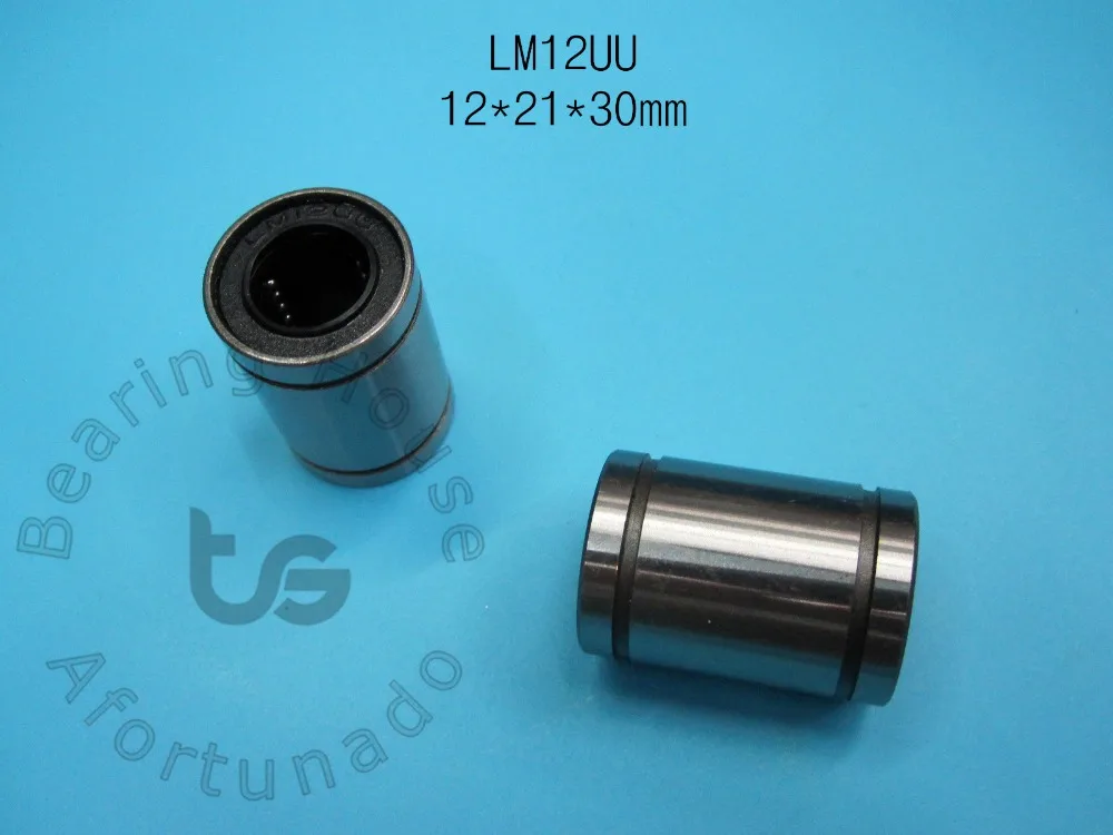 

LM12UU bearing 12x21x30mm 10pcs/lot LM12UU 12mm 12mm Linear Ball Bearing Bush Bushing