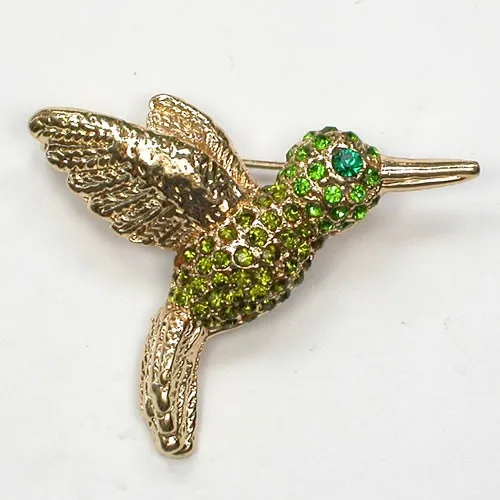 60pcs/lot Mixed Color (Can Notes Color) Wholesale Fashion Brooch Crystal Rhinestone Bird Pin brooches Jewelry gift C102130