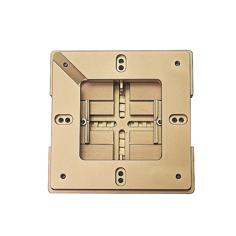 80mm 90mm Universal Aluminum BGA Reballing Station Magnet Auto Adjust BGA Stencil Holder Support Fixture Retangle Chips