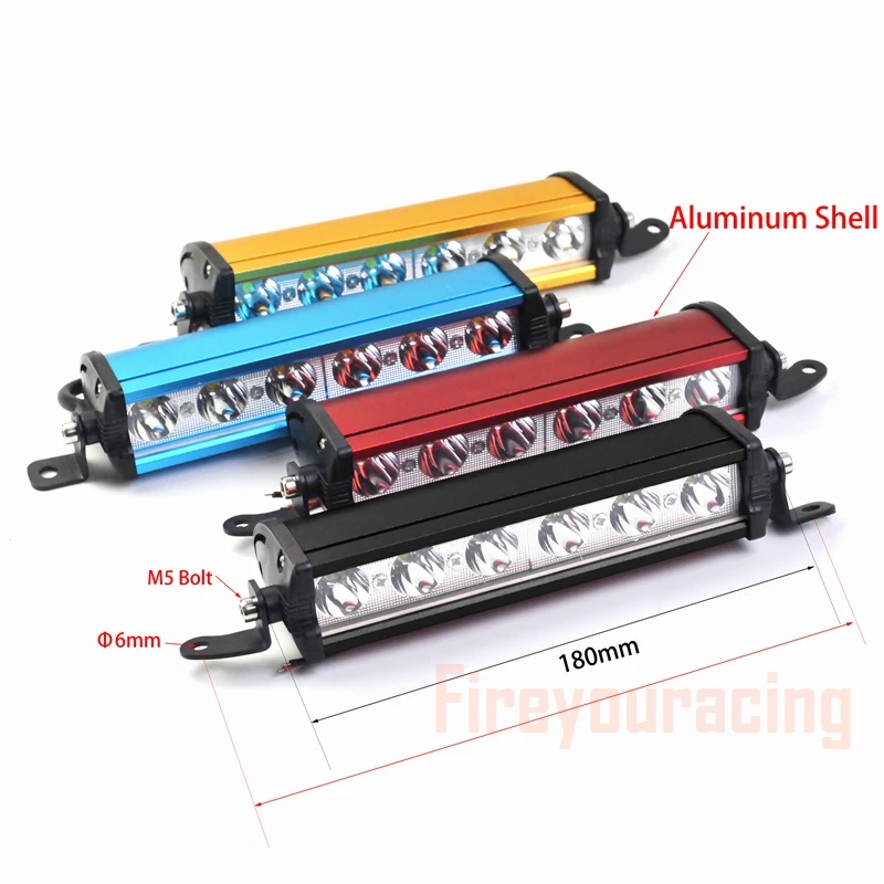 7inch 18W Single Row LED Spot Work Light Bar 4WD Off road Grillled For SUV Truck Outdoor Lighting driving Jeep 6 Led Aluminum