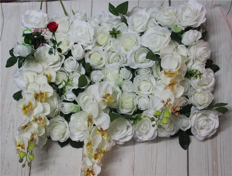 SPR Free Shipping-10pcs/lot Artificial wedding rose flower wall background arrangement flowers road lead flowers decorations