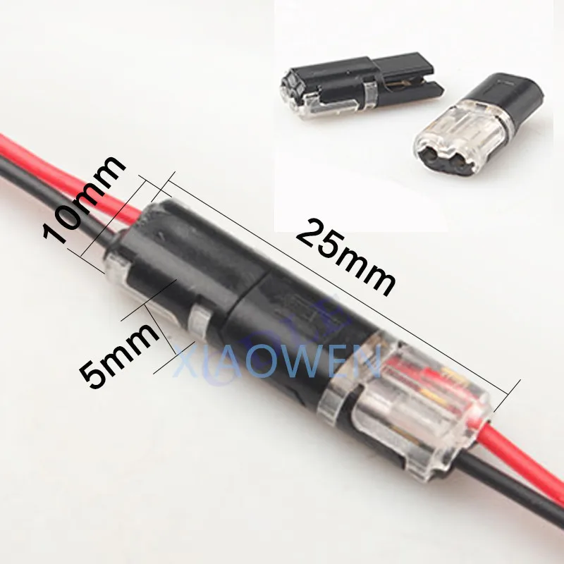 2p 10pcs Spring Connector Wire for Led Ltrip With No Welding Screws Quick  Cable Clamp Terminal Block 2 Way Easy Fit