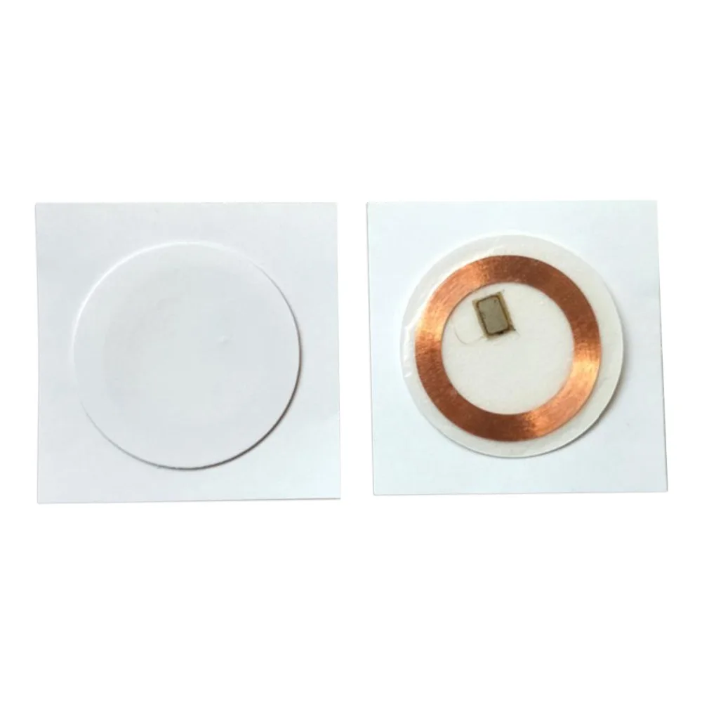 125KHZ EM4100 RFID Soft Paper Sticker Dia 30mm Read Only (pack of 10)