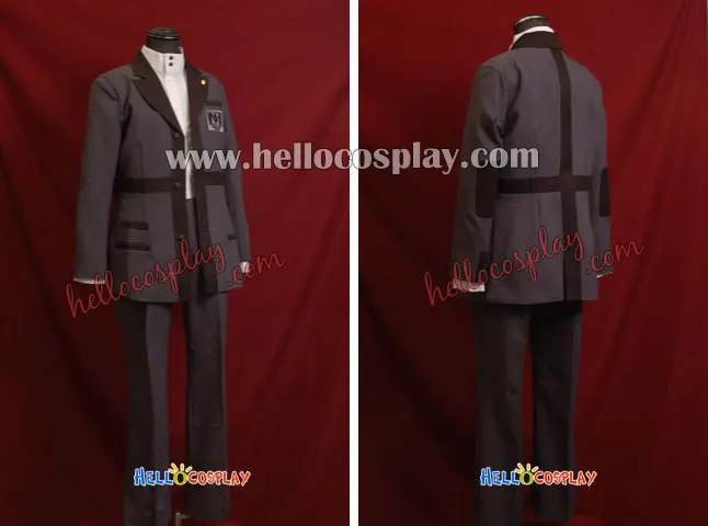 Trinity Soul Cosplay Naginomori Gakuen High School Boy Uniform H008