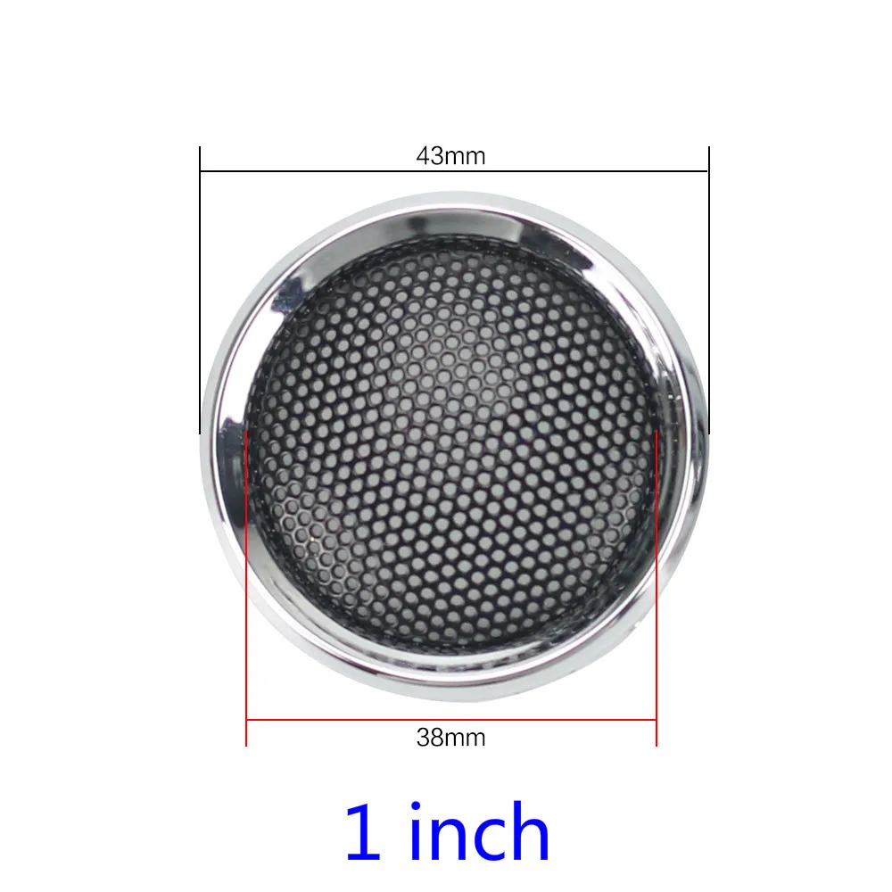 Ghxamp 1 inch 2 inch Speaker Grill Mesh 36MM 50MM Mini Round Speaker Net LoudSpeaker Decorative Ring Cover 1 Pairs