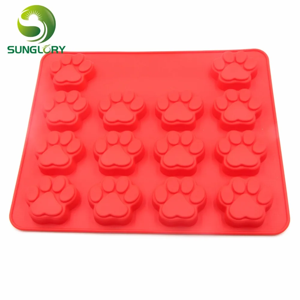 

Kitchen DIY 14PCS Bear's Paw Silicone Mold Bear Claw Cupcake Pan Baking Muffin Pan Chocolate Mold Fondant Cake Decorating Tools