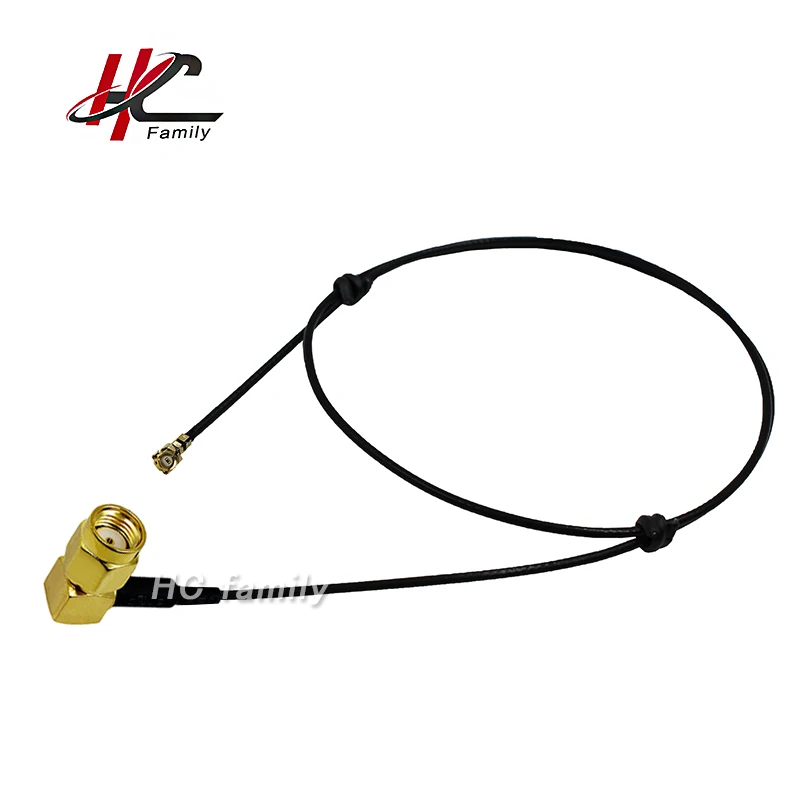 Verlengkabel Rp Sma Plug Rp Sma Male Haakse Ipx U. Fl Connector 1.37Mm RF1.37