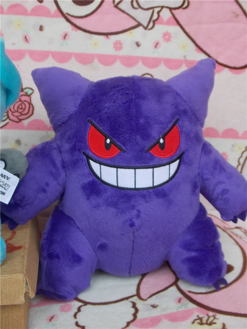 2016 pokemon autêntico gengar macio 9 "brinquedo boneca de pelúcia novo