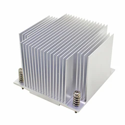 2U server CPU cooler Aluminum heatsink for Intel 1155 1156 1150 1151 Industrial computer Passive cooling