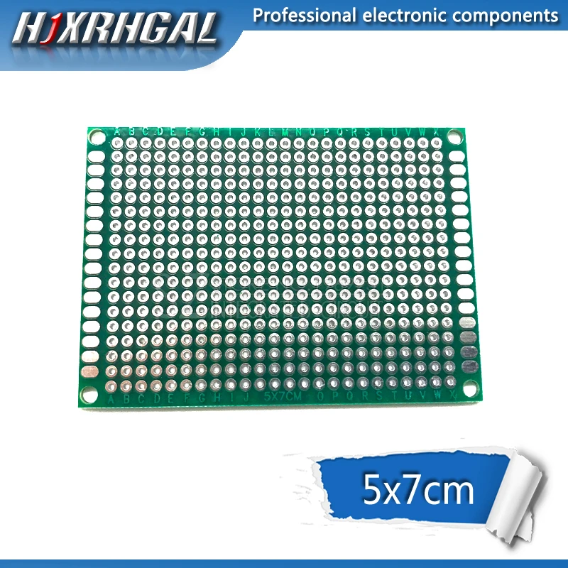 5pcs 5x7cm 5*7 Double Side Prototype PCB diy Universal Printed Circuit Board hjxrhgal