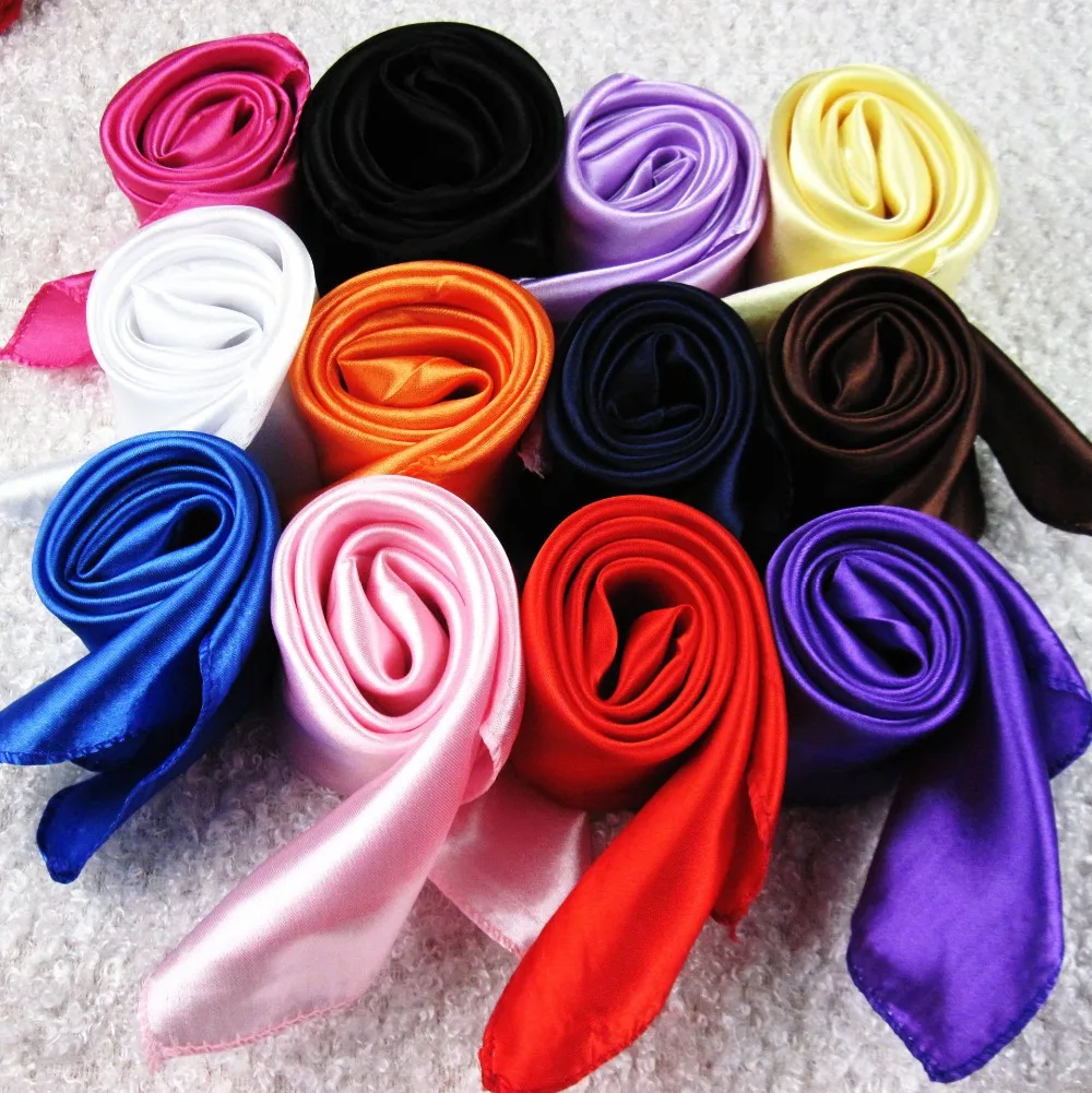 Najlepsza jakość moda damska kwadratowy szalik na głowę okłady szaliki damskie drukowane chustka na szyję letni designerski szalik 50*50cm