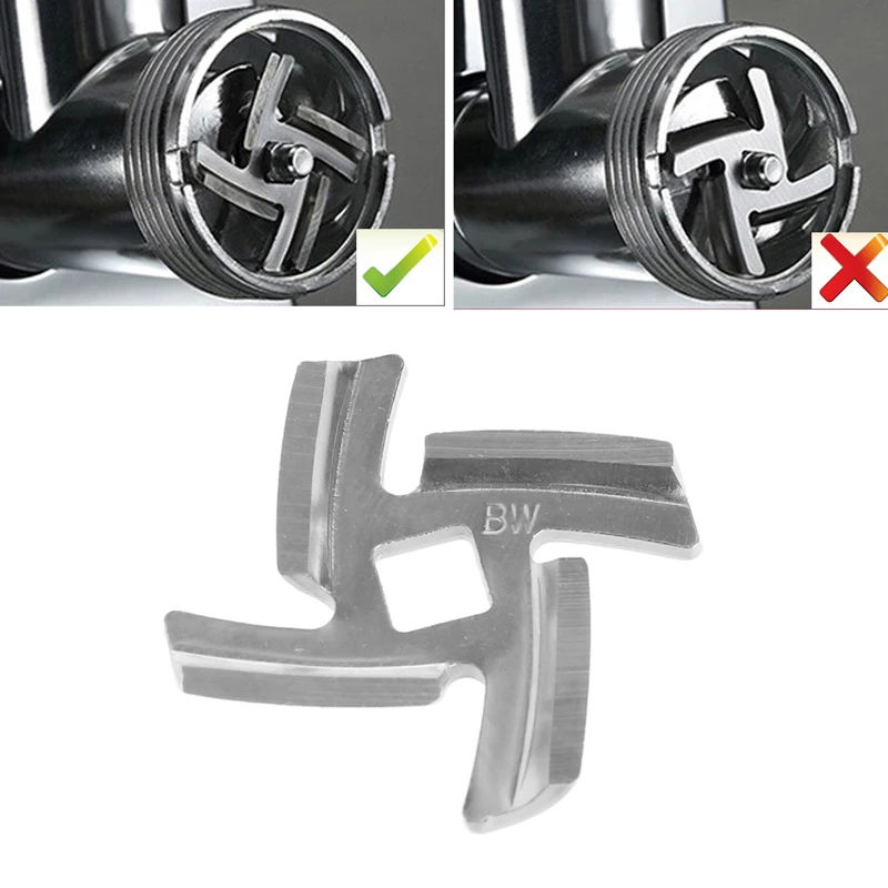 1Pc 50 millimetri di Diametro In Acciaio Inox a base di Carne Grinder Blade Pezzo di Ricambio Per Moulinex HV6