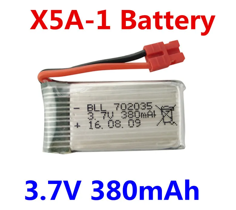 SYMA X5A-1 X15 X15C X15W RC Quadcopter Parts Accessories 3.7V 380mAh lithium battery and 5 in 1 USB charger Kit