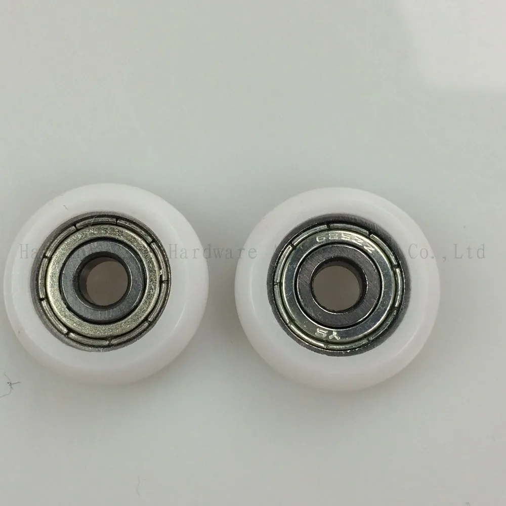 

Free Shipping 5x21.5x7mm Plastic Ball Bearing Sliding Wardrobe Door Rollers 625ZZ High Quality