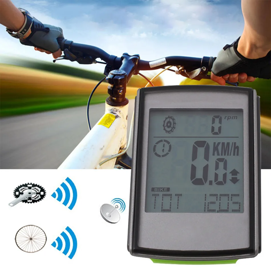 

SWX-002 2-In1 Bicycle Stopwatch Wireless Speed And Cendece Computer Multifunctional Waterproof LCD Cycling Speedometer Odometer