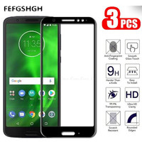 Glass On For Lenovo Moto G6 Play Tempered Glass For Motorola G6 Play cristal Glas Screen Protector Full Cover Protection Film 9H