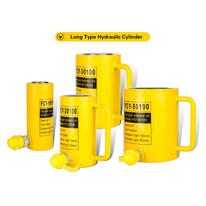 1 Cái Loại Dài Xi Lanh Thủy Lực FCY-30100 Kích Thủy Lực Với Sản Lượng 30T, Phước 100Mm