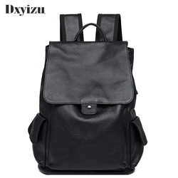 2023 New Genuine Leather Men Backpack Travel Shoulder Anti Theft Backpack Male Fashion Waterproof Mochila Bagpack Pack Design