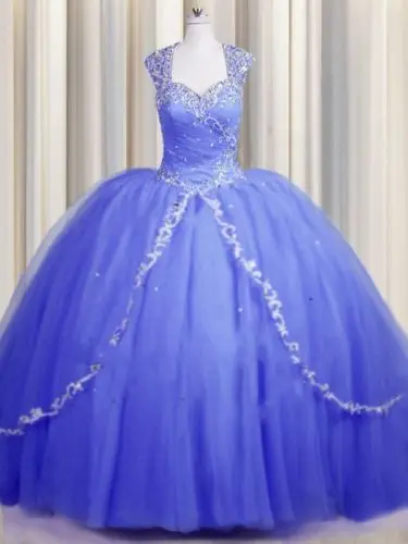 

ANGELSBRIDEP бальное платье Vestido De Quinceanera платье сверкающие бусины Тюль Длина до пола милое 16 платье Дебютант винтажные платья