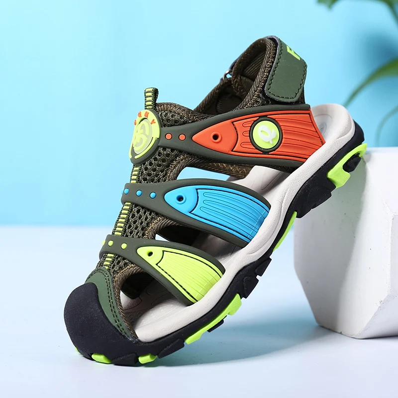 New Baby Kids Beach Shoes Children Sandals Fashion Sports Casual Soft Bottom Non-slip Boys & Girls Summer Shoes Size 27-37