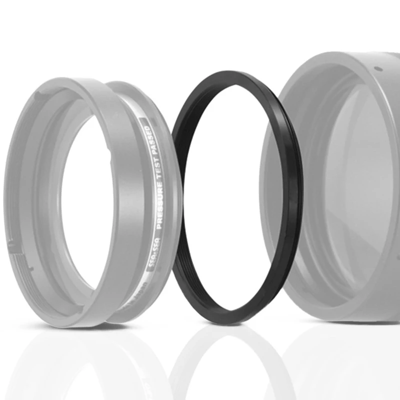 Adaptador de filtro de anillo de reducción de 52mm-49mm 52-49mm 52 a 49 cámara de alta calidad lente de 52mm a 49mm tapa de filtro