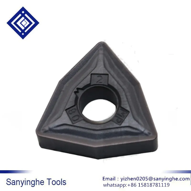 WNMG080404FP/WNMG080408MP KC5010 CNC แทรกคาร์ไบด์ CNC ตัดเครื่องมือ (5 ชิ้น/ล็อต)