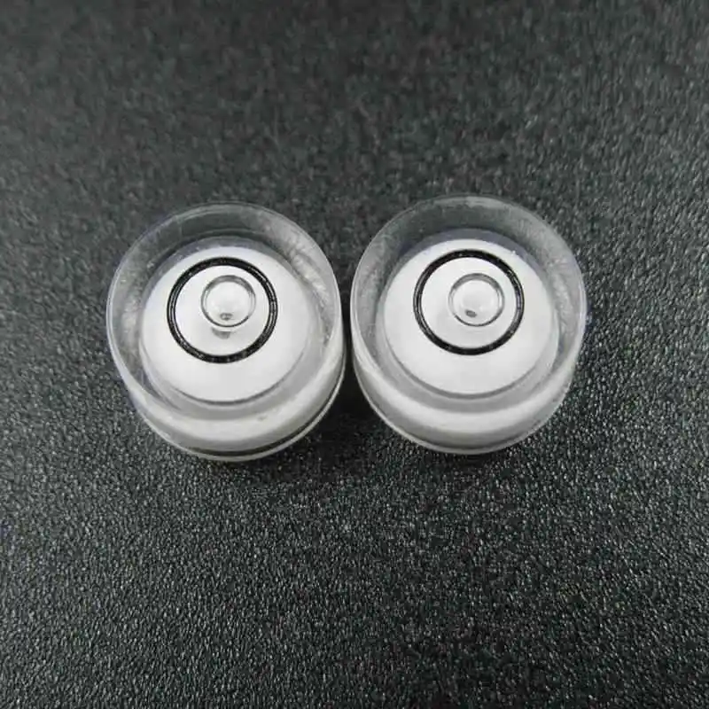 QASE Bubble Level Circular Round Spirit Level Bullseye Blister White 1PCS 15*8mm 14*8mm 12*6mm 12*7mm 10*6mm 8*5.5mm