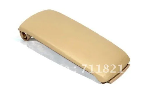 Interior Armrest Cover Lid Beige Color Leatherette For Audi A6 C5