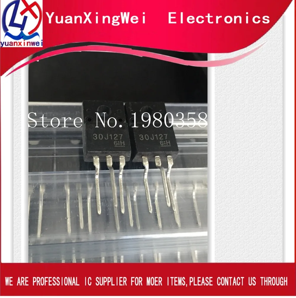 Free shipping 20pcs/lot  30J127 GT30J127  TO-220F