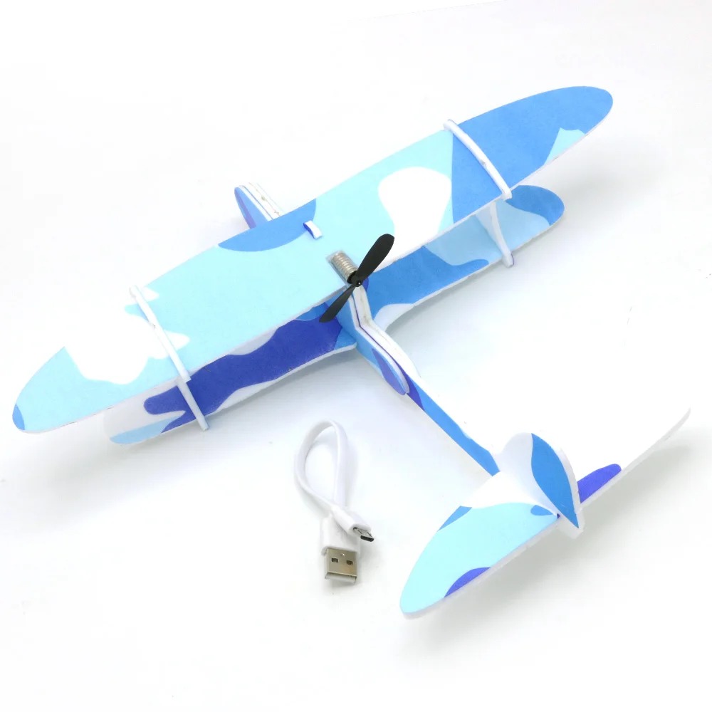 Electric Hand Throwing Glider Plane Outdoor Park EPP Foam Electric Gliding Aircraft Flying Toys For Children