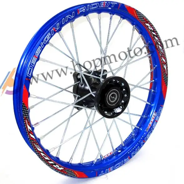 Blue Dirt Bike Pit Bike Racing Wheel 1.40 - 14