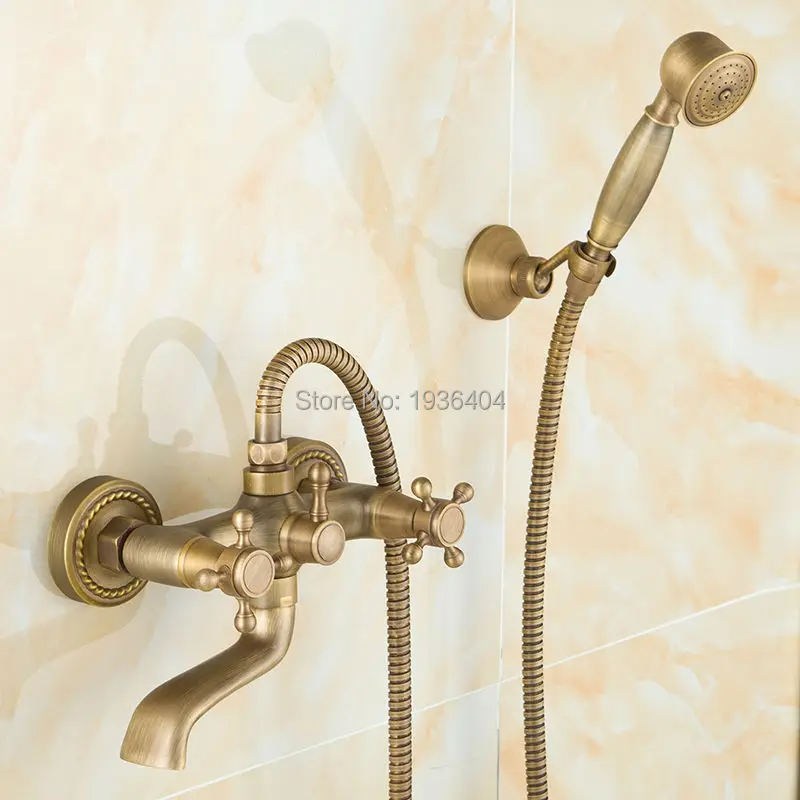 Hot Selling Antique Shower Set Swivel Classic Handshower 2 types water outlet elegant Shower Mixer Taps SF1008
