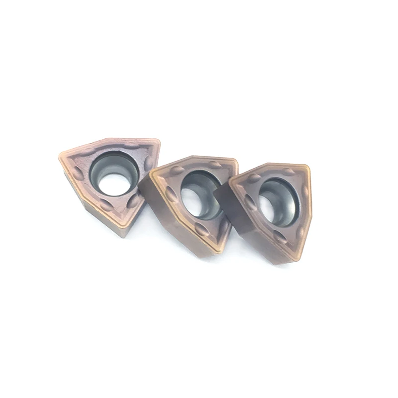 10pcs WCMT06T308 FN ACZ 330 ที่น่าเบื่อเจาะกลึง cnc เครื่องมือ wcmx06t308 แทรกสำหรับ u เจาะ