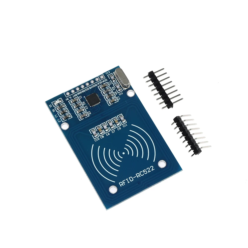 4pcs RFID-RC522 MFRC-522 RC522 mfrc 522 RFID RF IC card inductive module with free S50 Fudan card key chain MFRC522 For Arduino