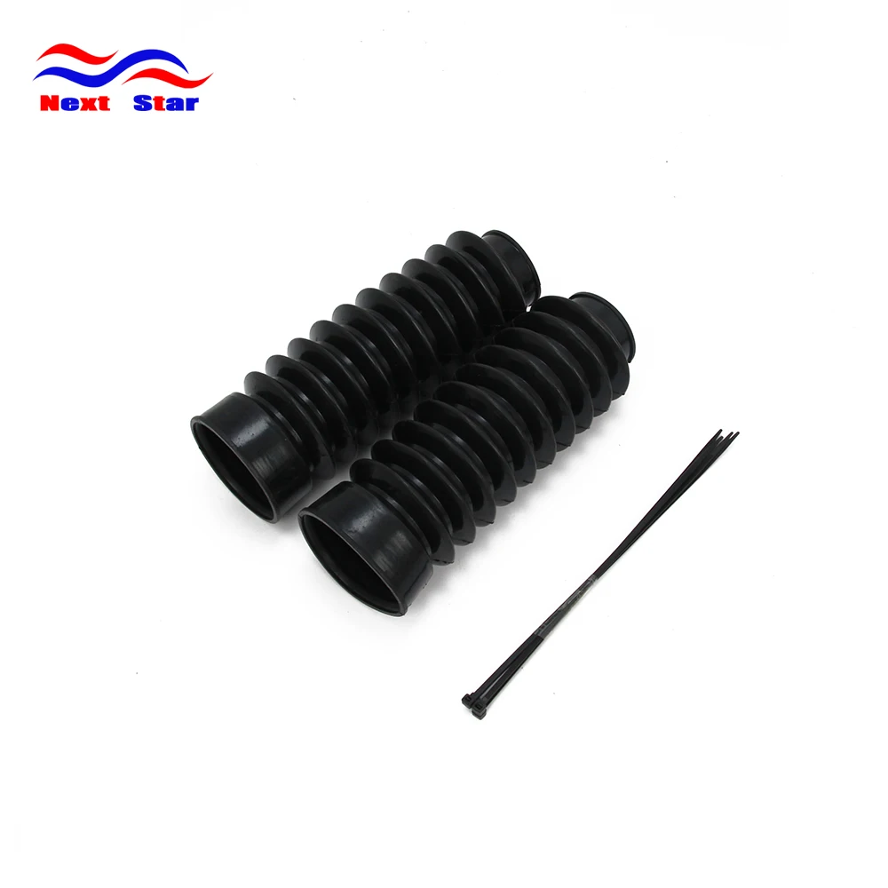 Motorcycle Rubber Front Fork Dust Cover Gaiters Gators Boots Shock Absorber 49MM For Harley Dyna FXDWG 2007 2008 2010 2011