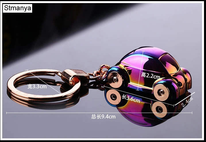 Car Key chain men and women couple keychains Bag pendant Car Key Ring  3D  Auto Key Chain Ring Party Gift Jewelry 17384