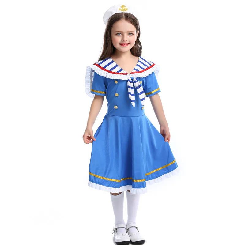 S-L Bol Halloween Marin Costumes Enfants Uniformes De La Marine Pour Enfants, Cosplay Carnaval Pourim Parade Masade Tim Py Play Party fur s