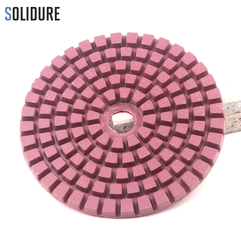 3 sztuk/zestaw 8 cal 200mm diament wet polerowanie granitu klocki do polerowania powierzchni kamienia granitowego mecz z instrukcja maszyna