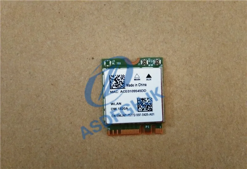 FOR DELL DW1820A DW1820A  Support Black Apple 4.1 Bluetooth + AC Wireless Network Card 96JNT 096JNT