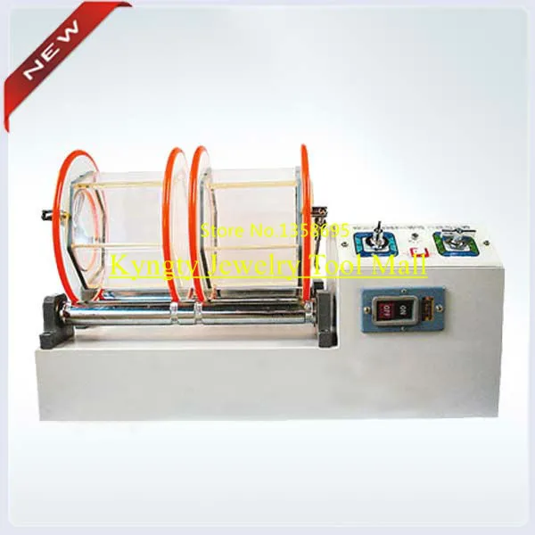 

Promotion Large Rotary Tumbler Jewelry Polishing Machine Tools and Equipment 220 V Capacity 11kg 500 g Polish Media Free Charge