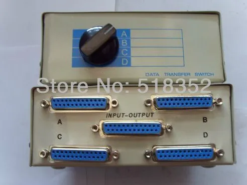 Data Transfer Switch with 4 Output and 25 Core Interface for wire cut EDM Electric Parts