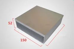 Supply dense tooth radiator High gear shovel type aluminum profile radiator width 150mm,high 52mm,length 100/150 /200/300mm Cool