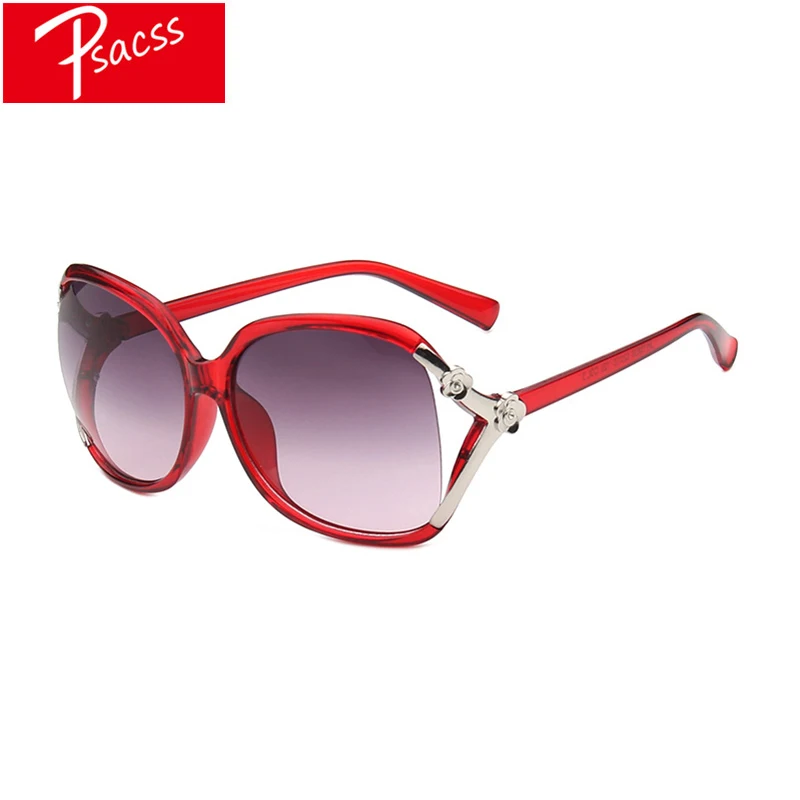 

Psacss 2019 New Sunglasses Women Classic Oversize HD Lens Luxury Plastic Sun Glasses Female Retro Lunette De Soleil Femme UV400