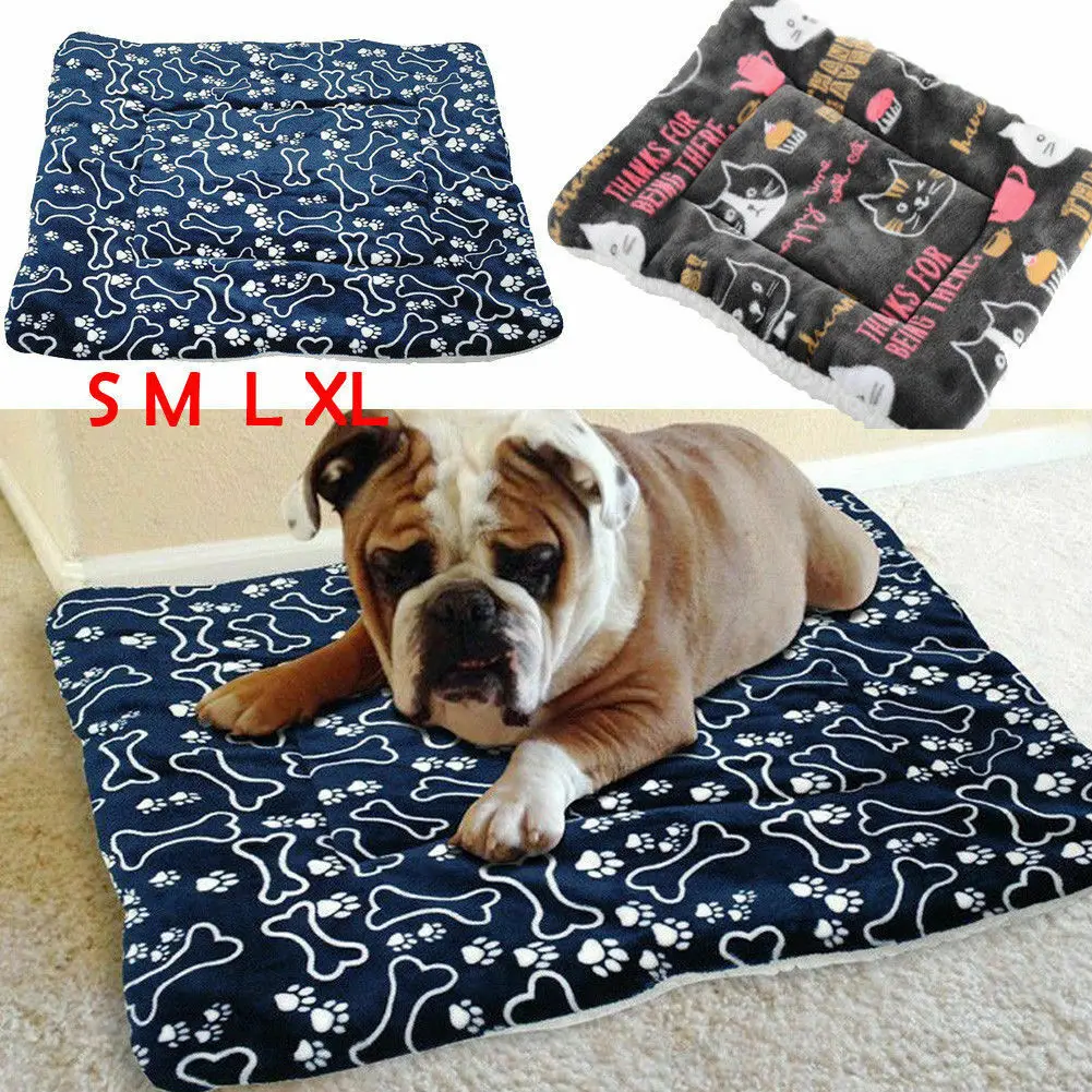 Pet Bed Mattress Dog Cat Pad Mat Cushion Extra Large Medium New 3 Colors S-XL