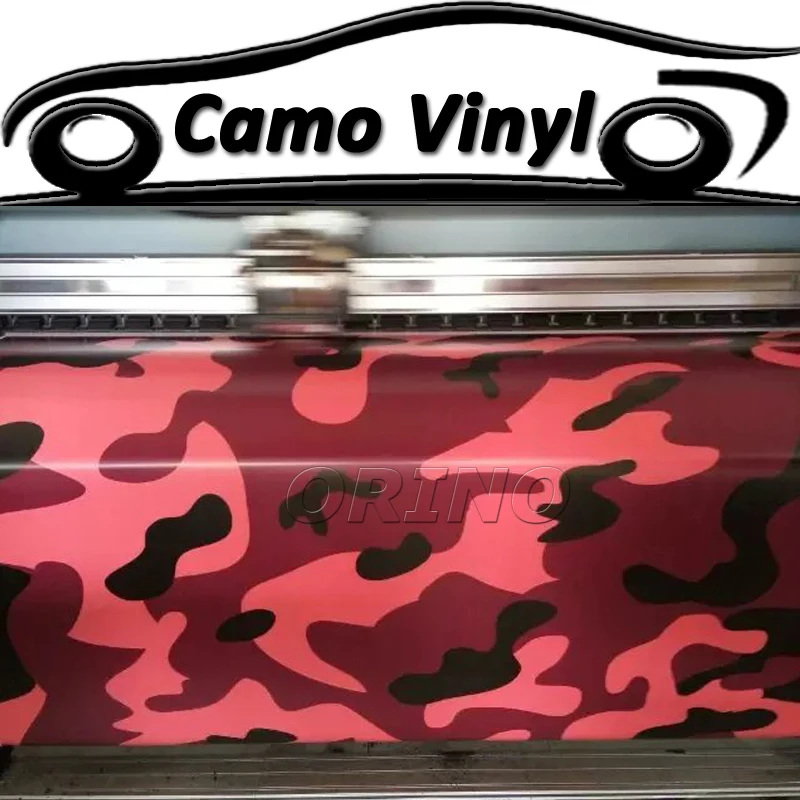 

Car-styling Red Jumbo Camouflage Vinyl Wrap Urban Camouflage Camo Foil Sticker Vehicle Car Body Wrapping Covers Air Bubble Free